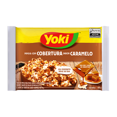 PIPOCA COBERTURA CARAMELO 100G - YOKI